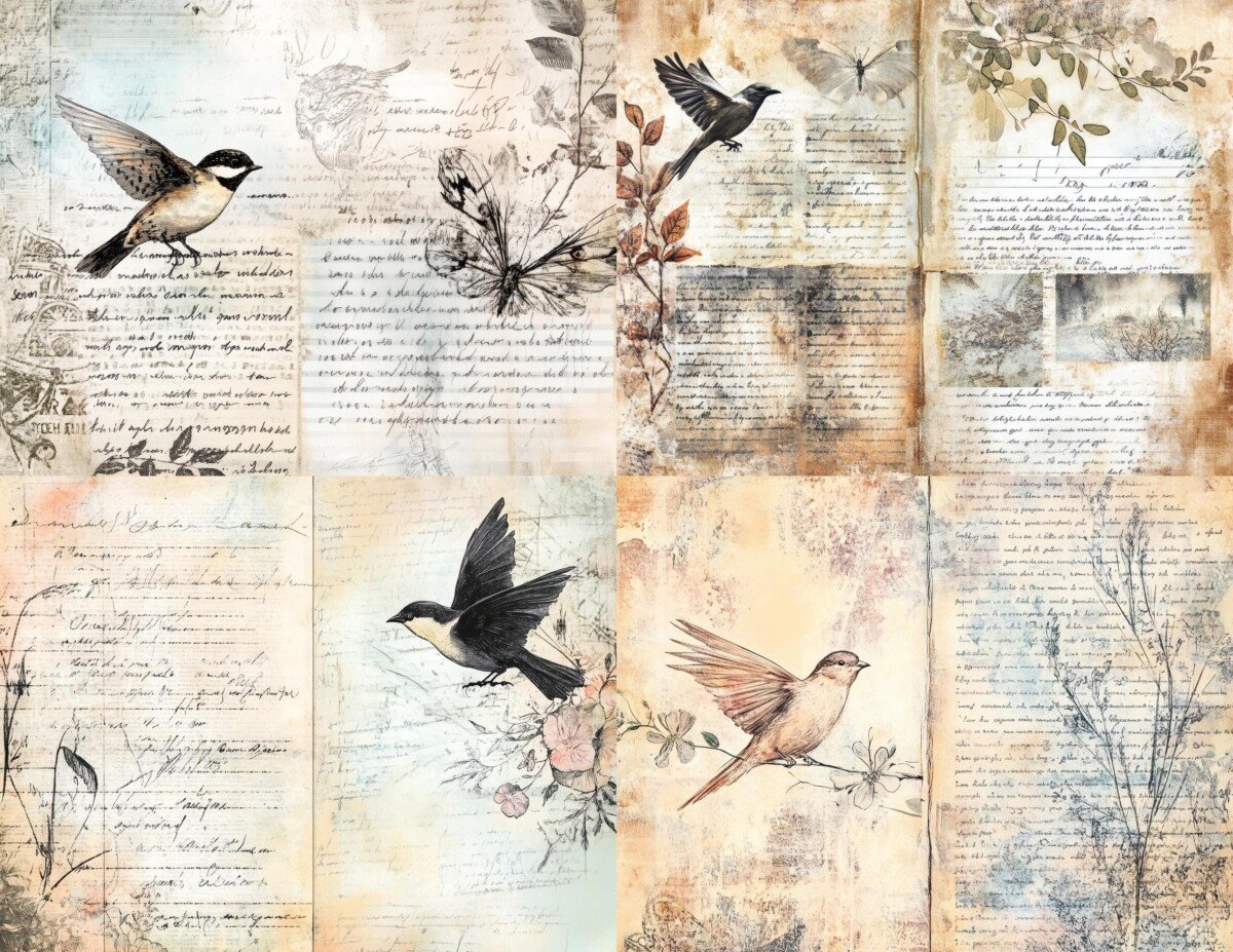 vintage preview 4 – Journal Pages