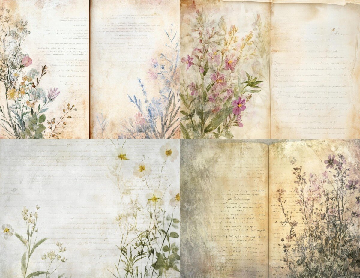 vintage preview 5 – Journal Pages