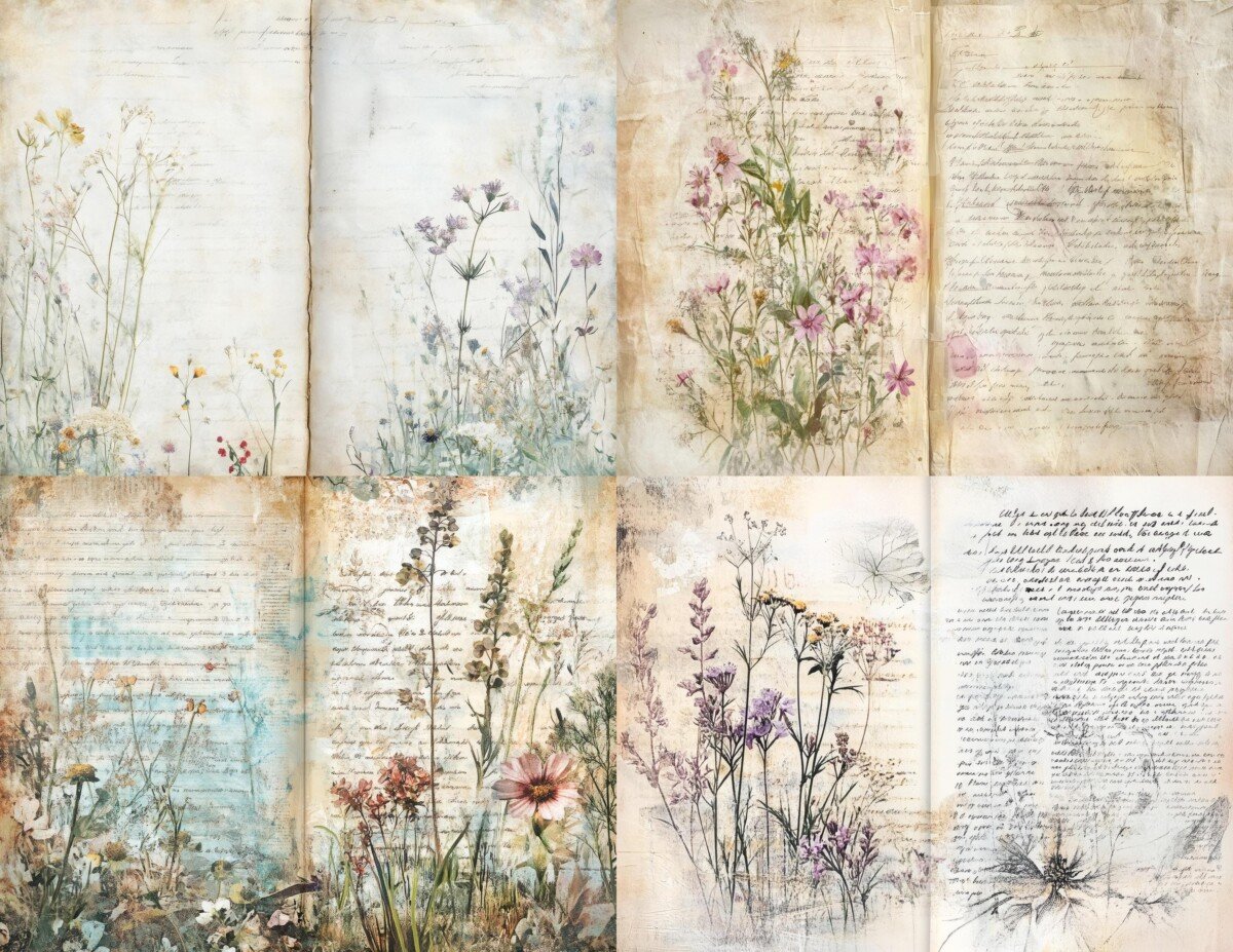 vintage preview 4 – Journal Pages