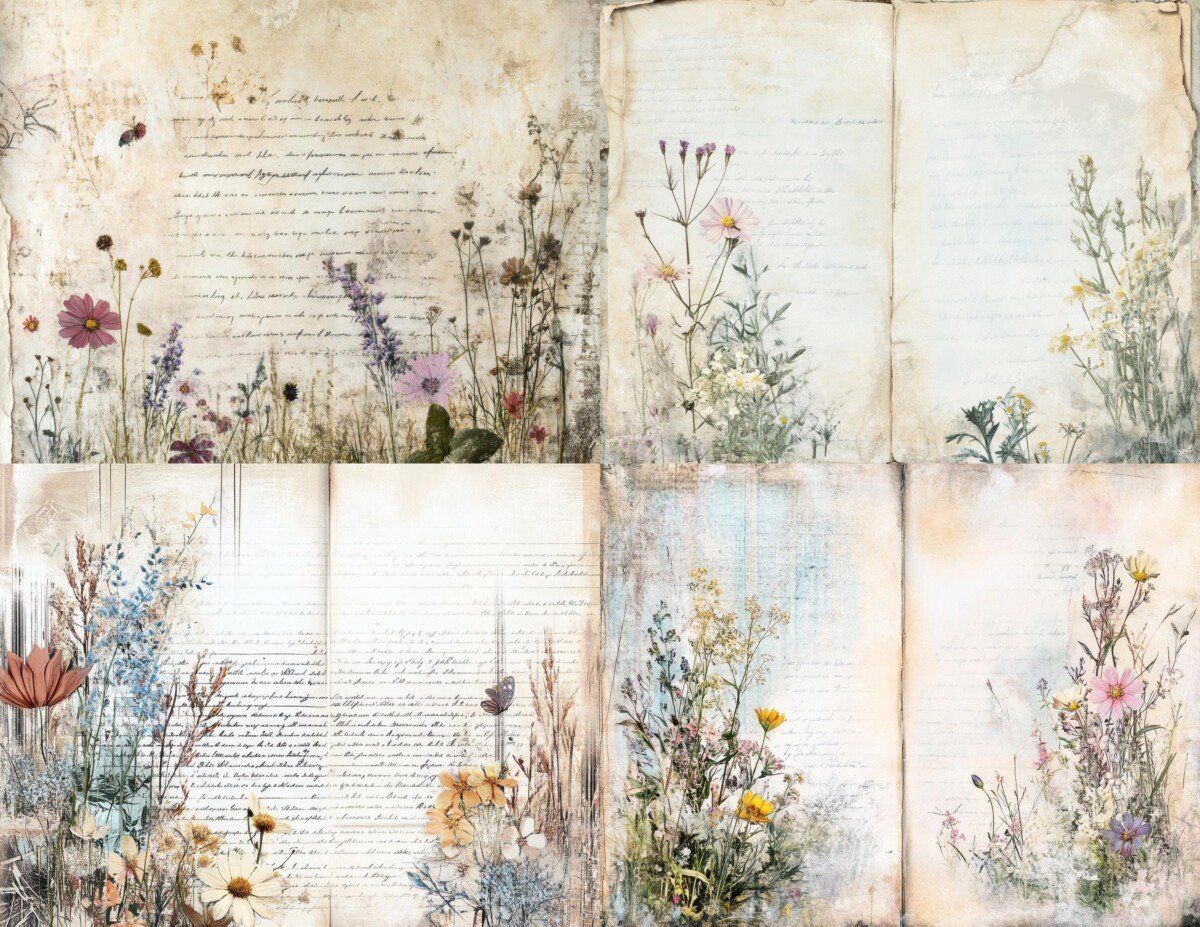 vintage preview 5 – Journal Pages