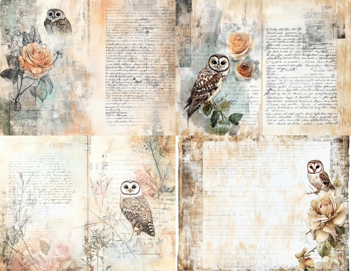 vintage preview 5 – Journal Pages