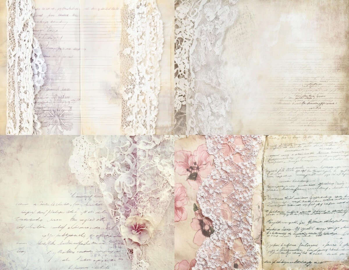vintage – Vintage Lace Set 3 Pages