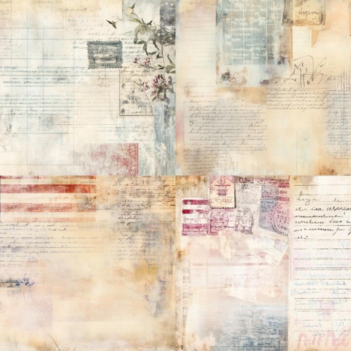 vintage – Vintage Postage Stamp Papers Pages