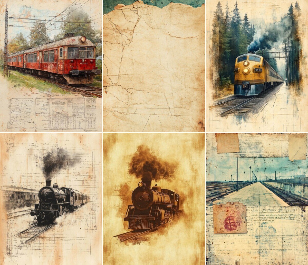 vintage preview 4 – Journal Pages