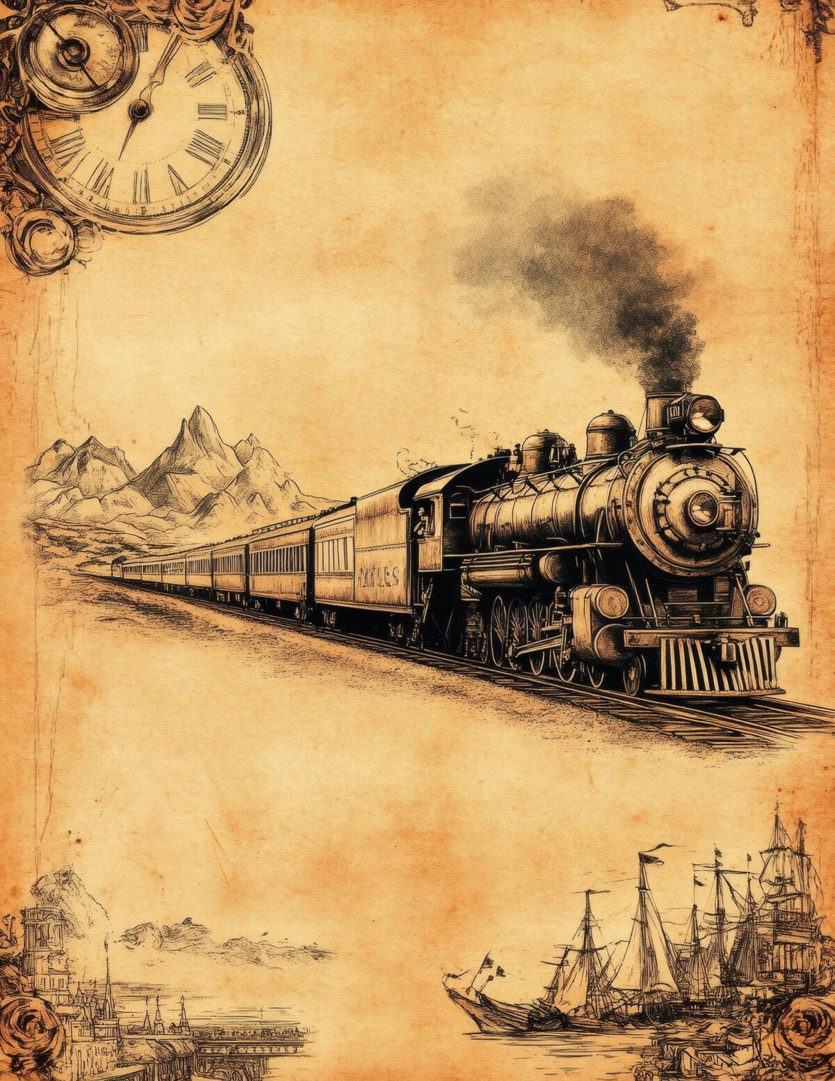 vintage preview 9 – Journal Pages