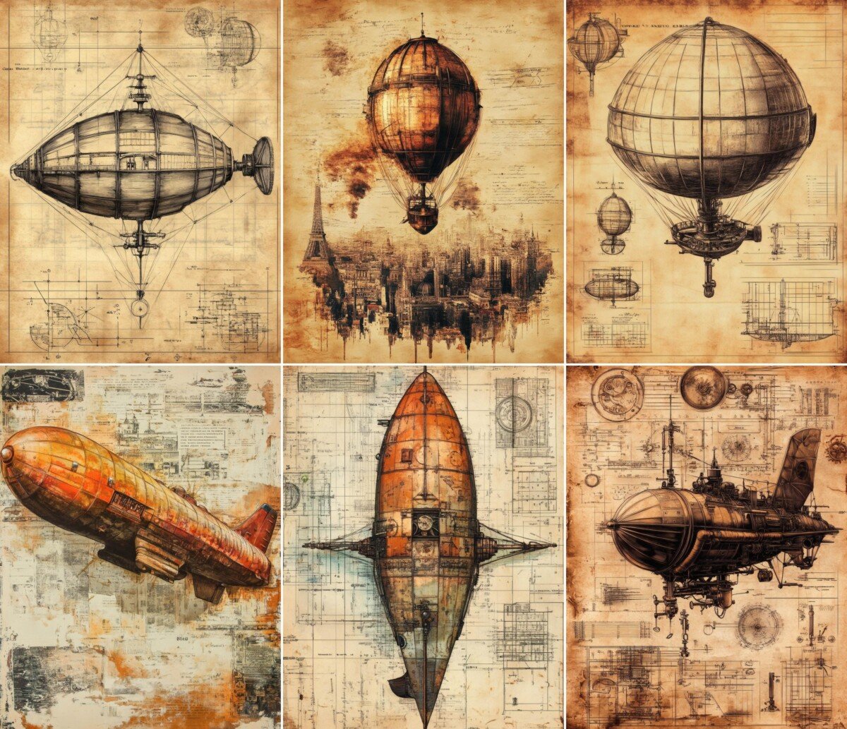 steampunk preview 6 – Journal Pages