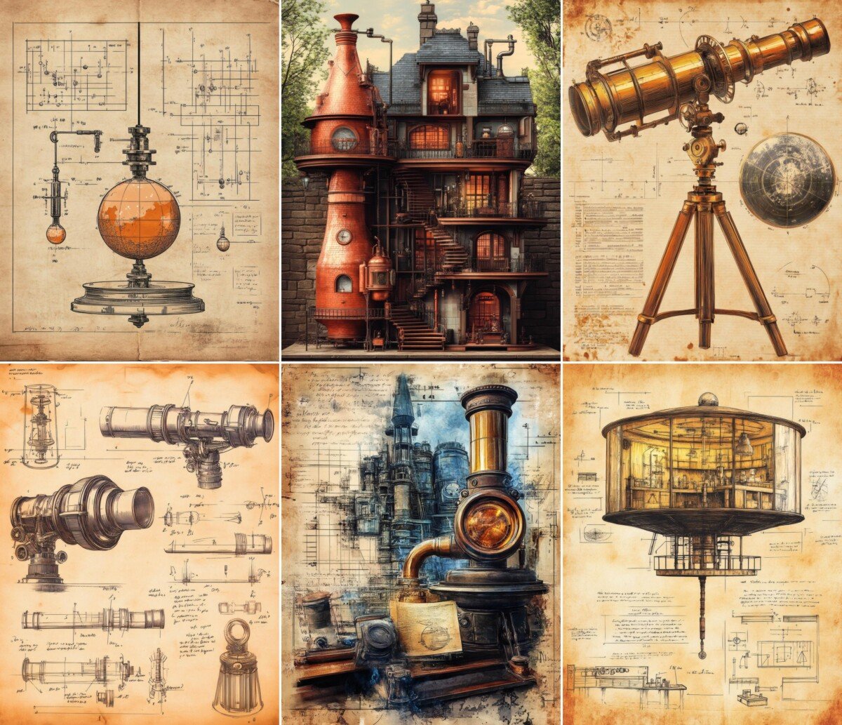 steampunk preview 3 – Journal Pages