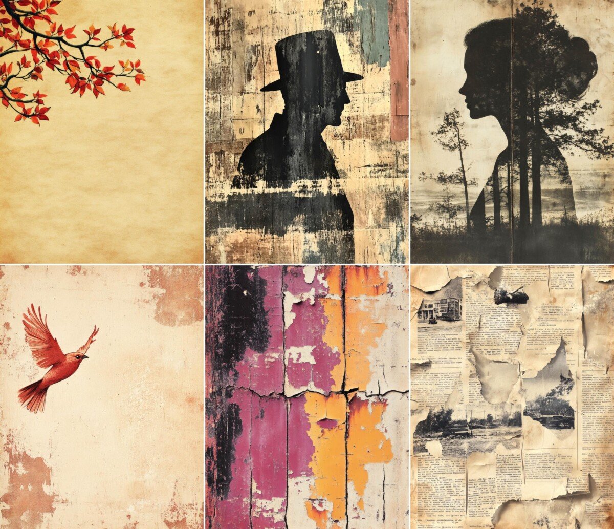 vintage preview 2 – Journal Pages