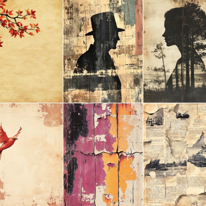 vintage preview 2 – Journal Pages