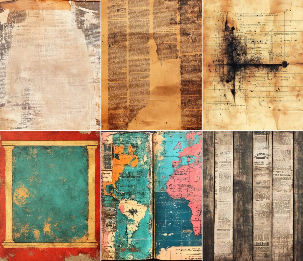 vintage preview 7 – Journal Pages