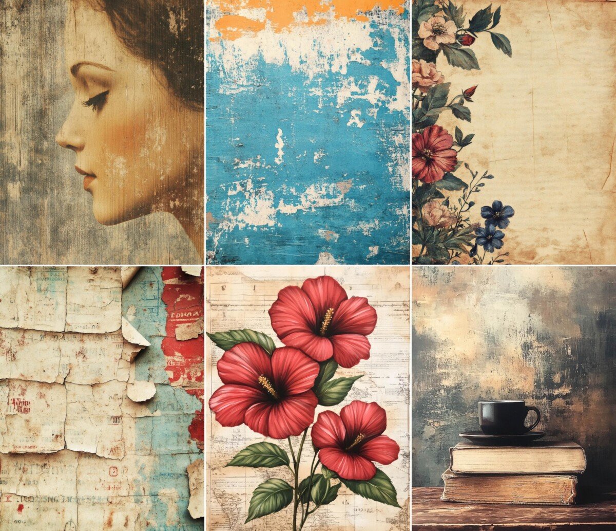 vintage preview 6 – Journal Pages