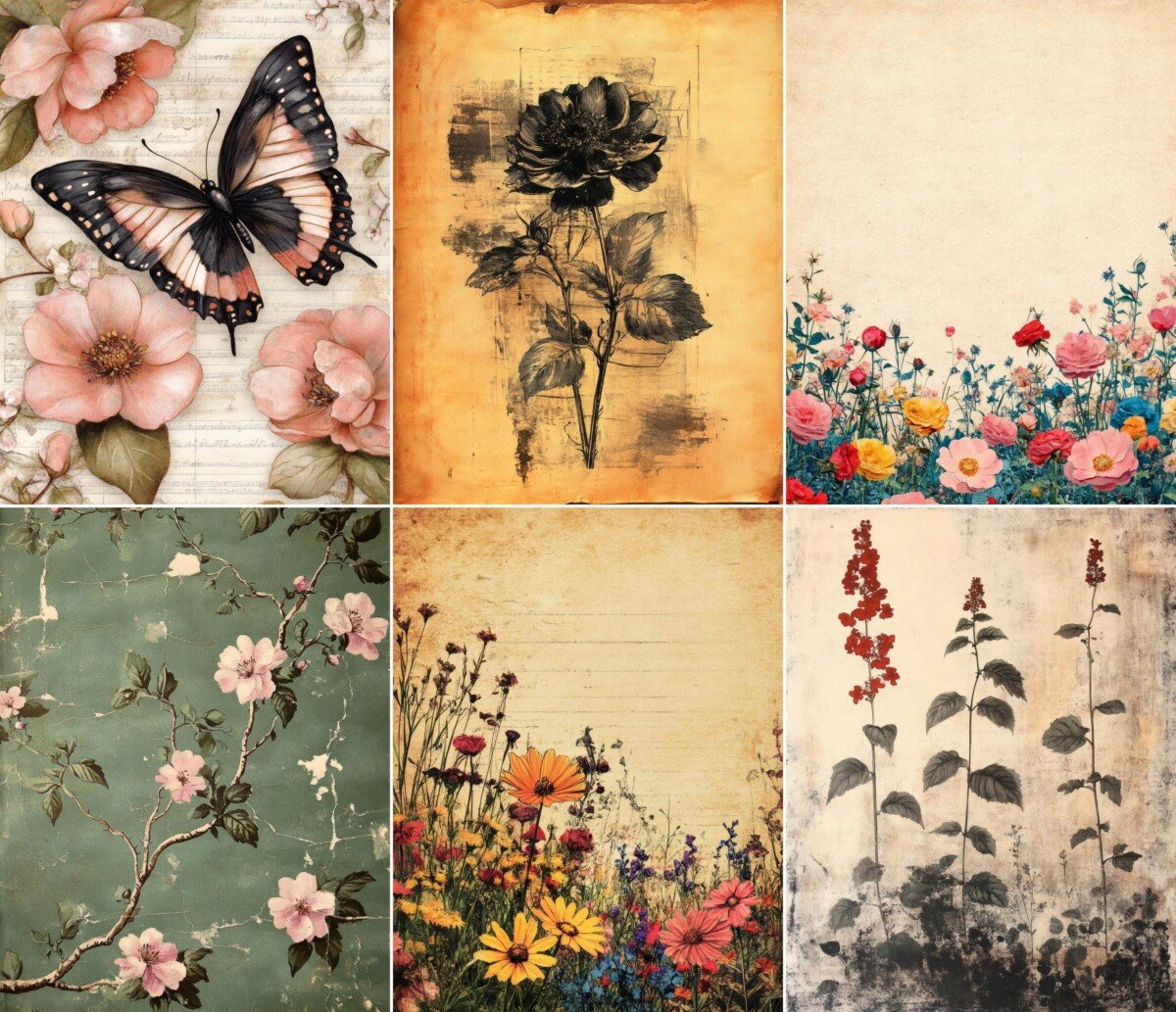 vintage preview 4 – Journal Pages