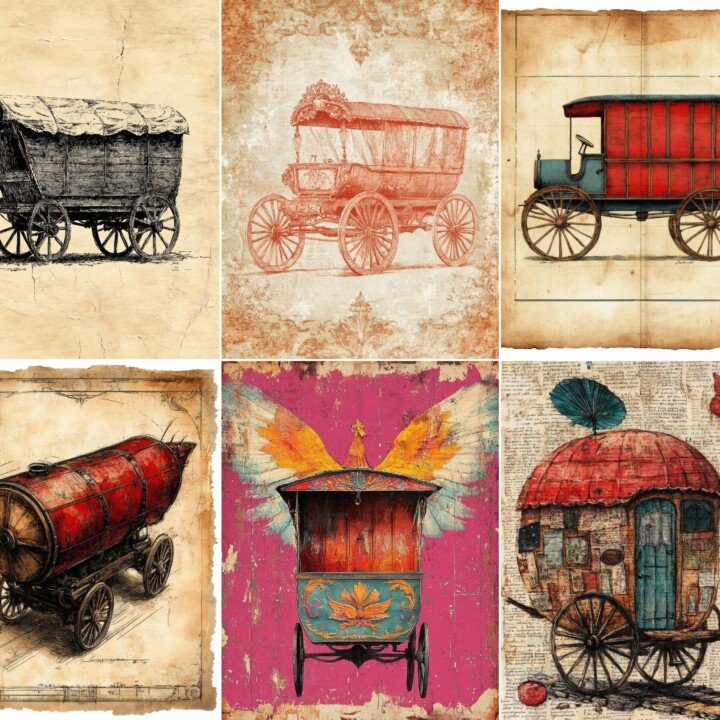 vintage preview 2 – Journal Pages