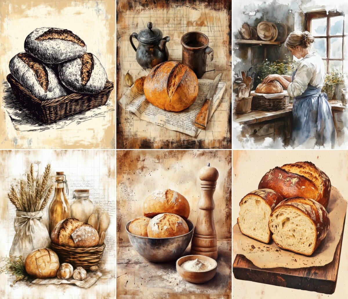 vintage preview 9 – Journal Pages