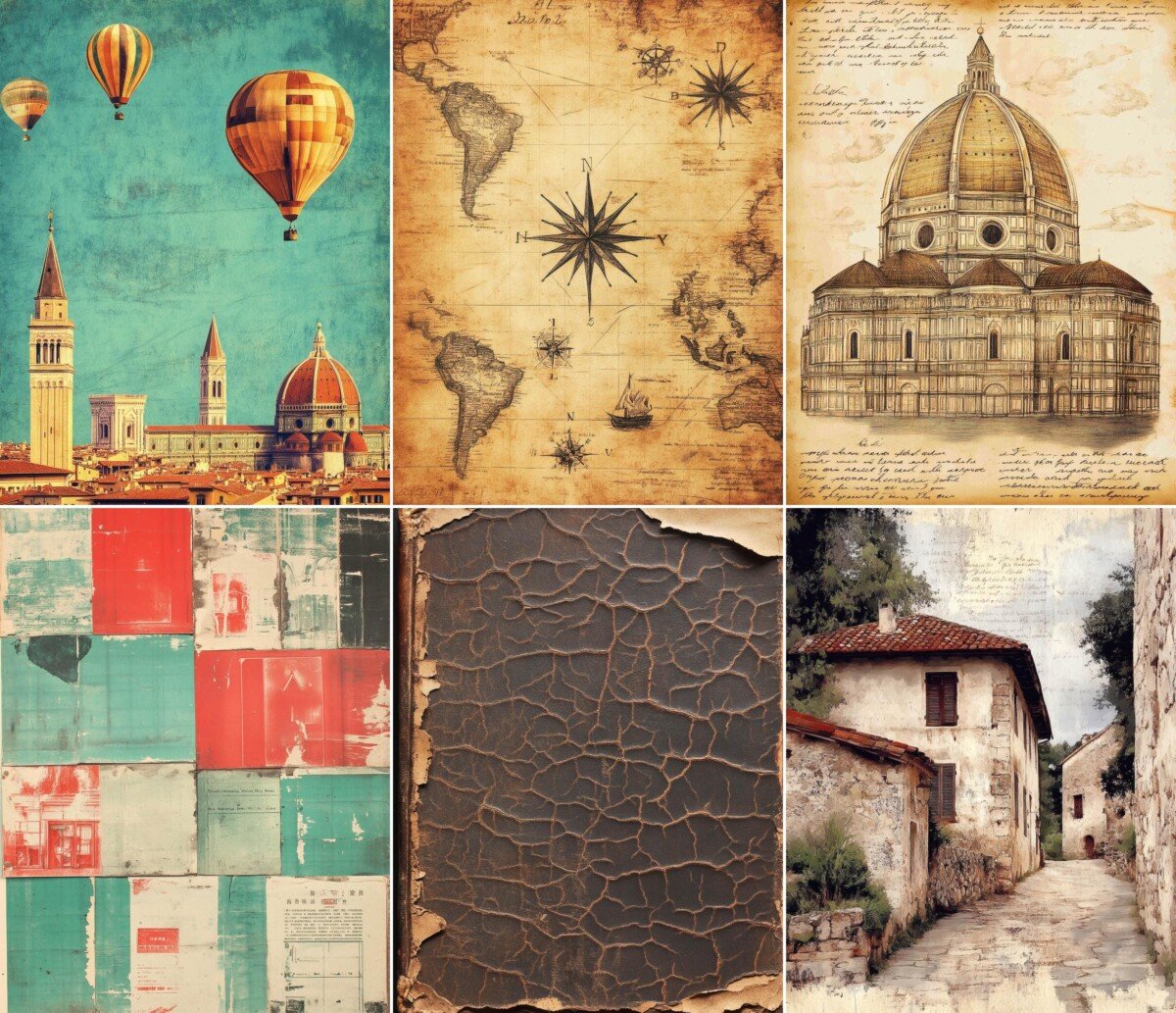 vintage preview 4 – Journal Pages