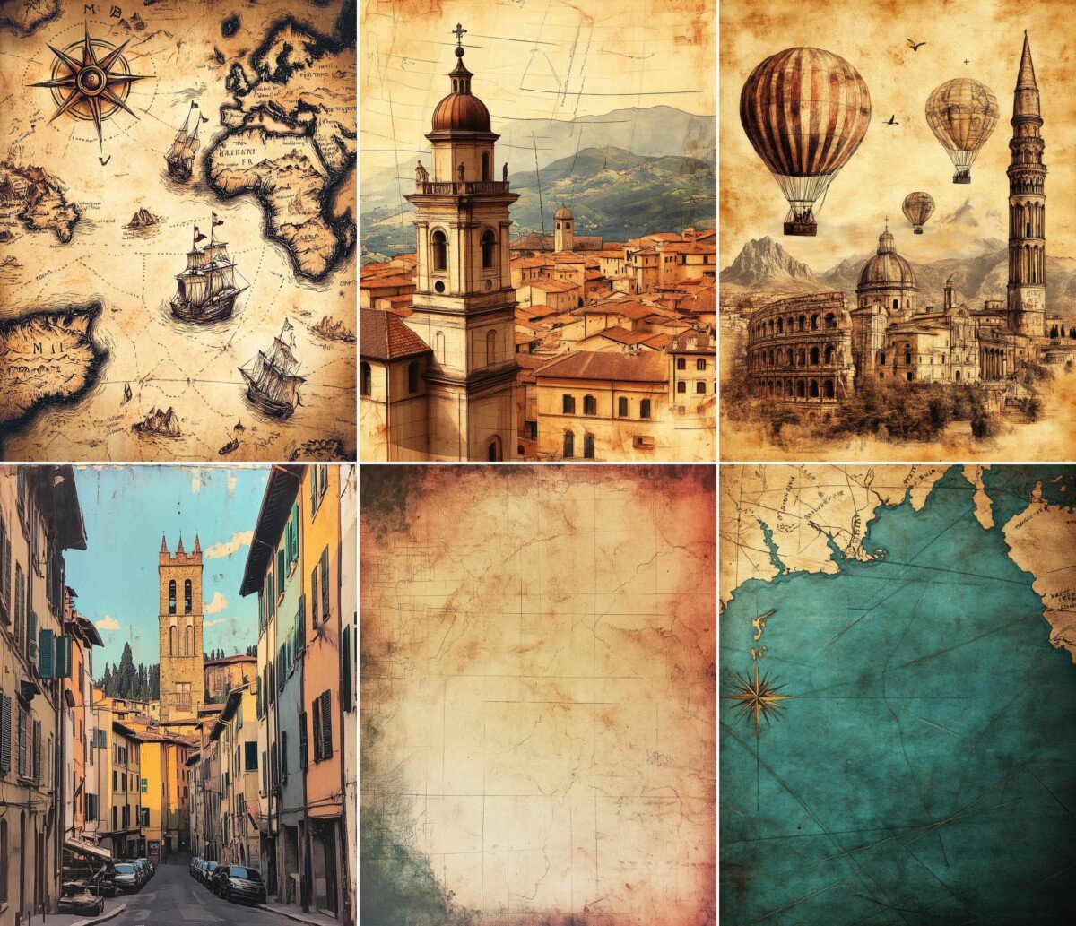 vintage preview 8 – Journal Pages
