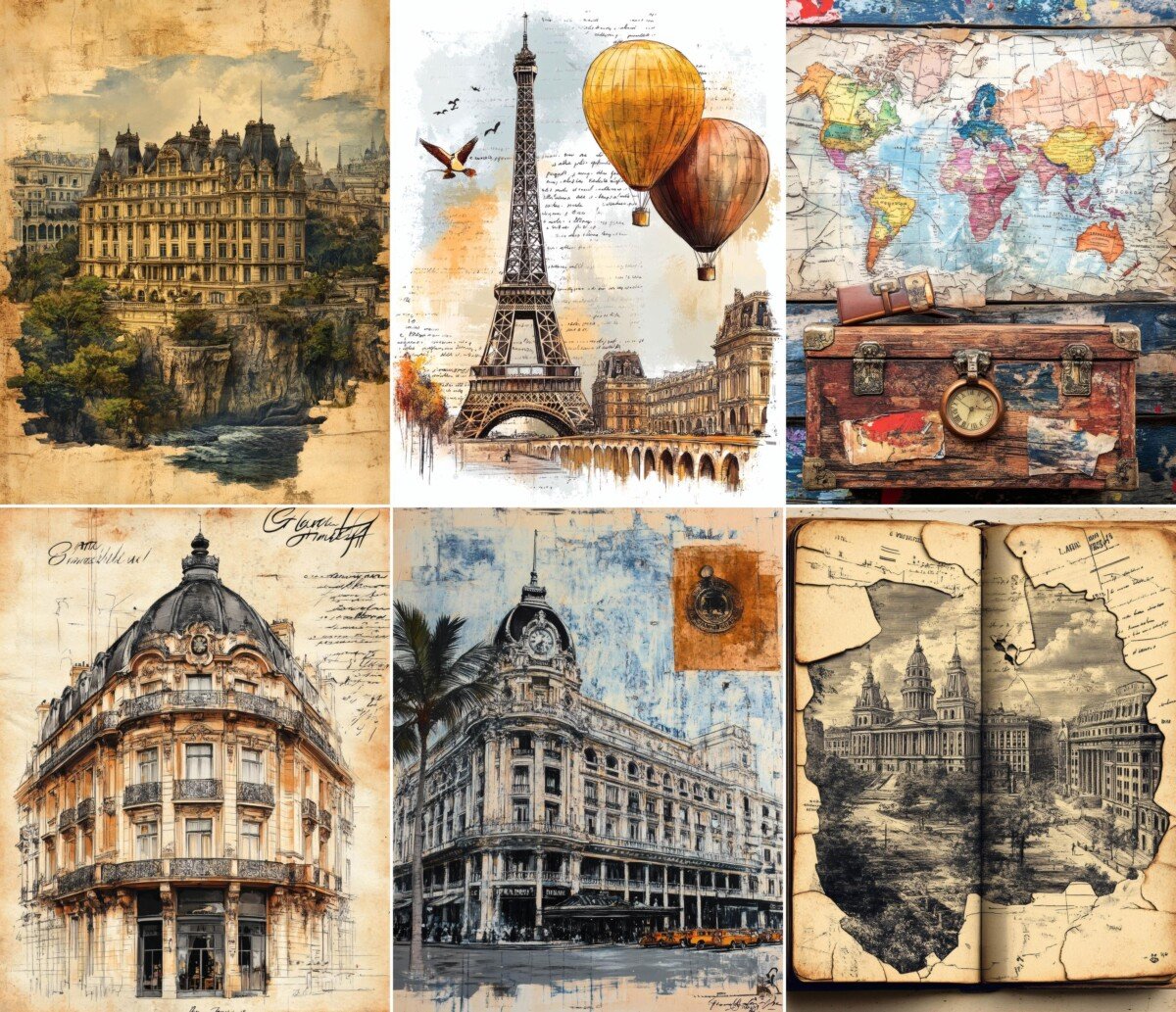 vintage preview 8 – Journal Pages