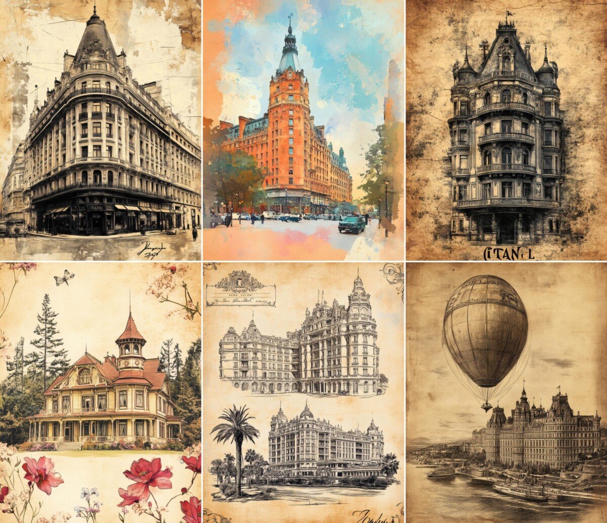 vintage preview 7 – Journal Pages