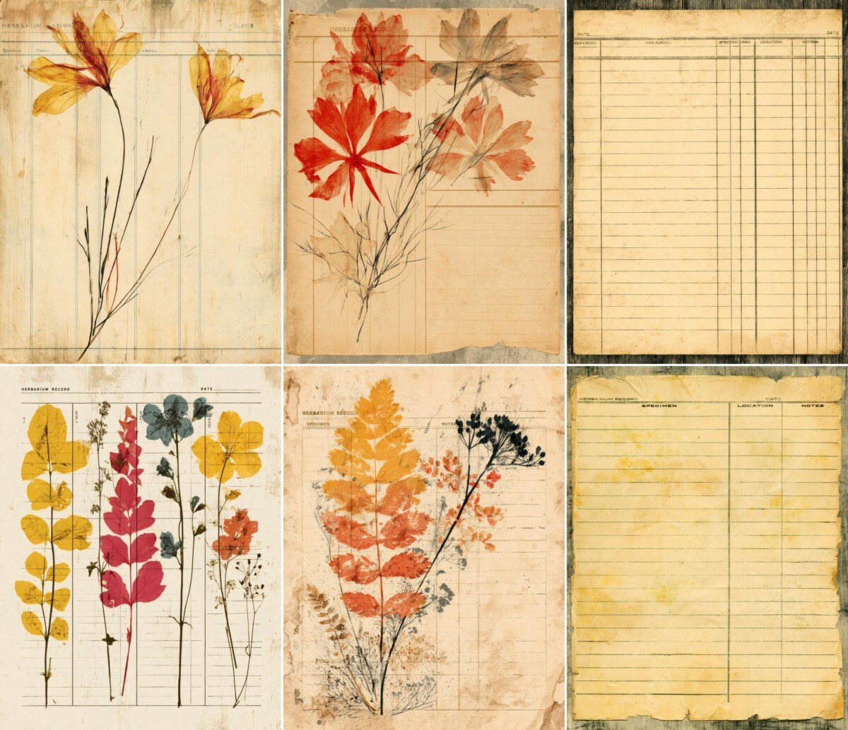 vintage preview 2 – Journal Pages