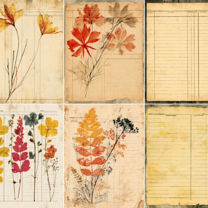 vintage preview 2 – Journal Pages
