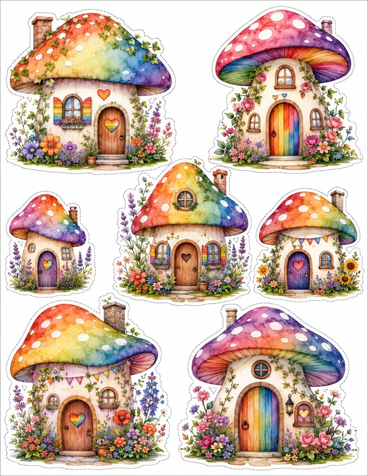 rainbow preview 5 – Fussy Cuts