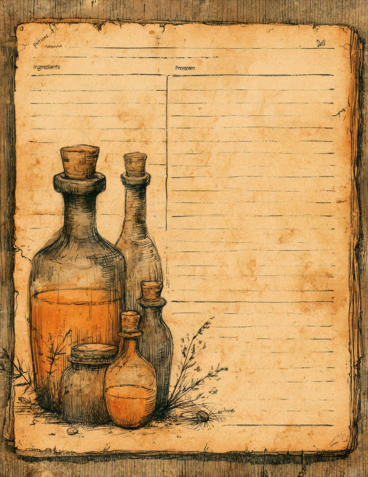 potion preview 9 – Journal Pages