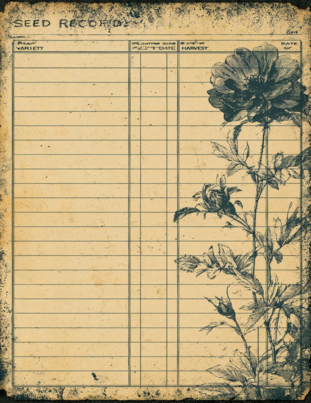 vintage preview 6 – Journal Pages
