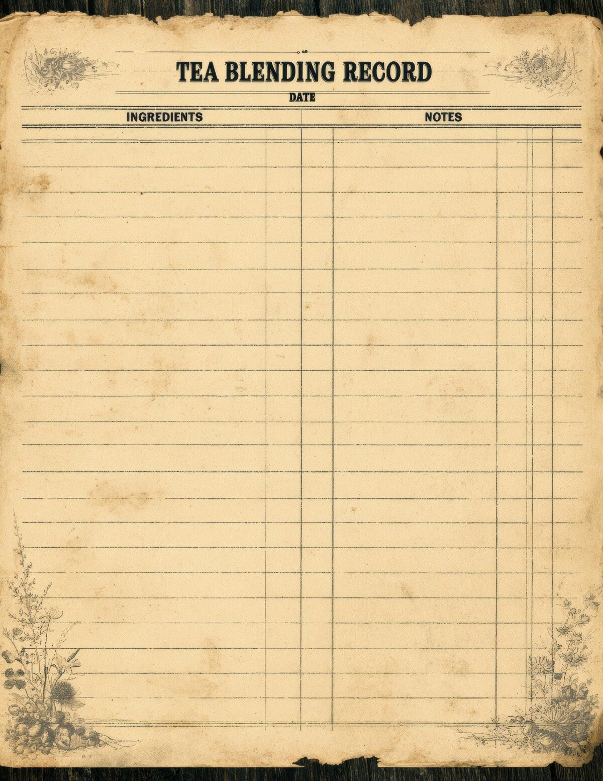 vintage preview 6 – Journal Pages
