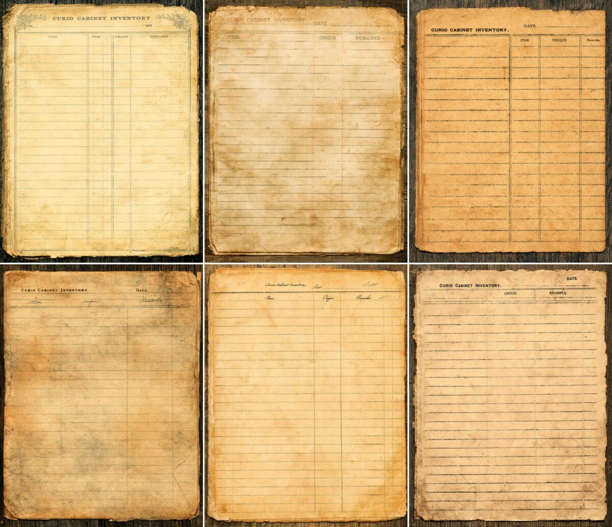 vintage preview 4 – Journal Pages
