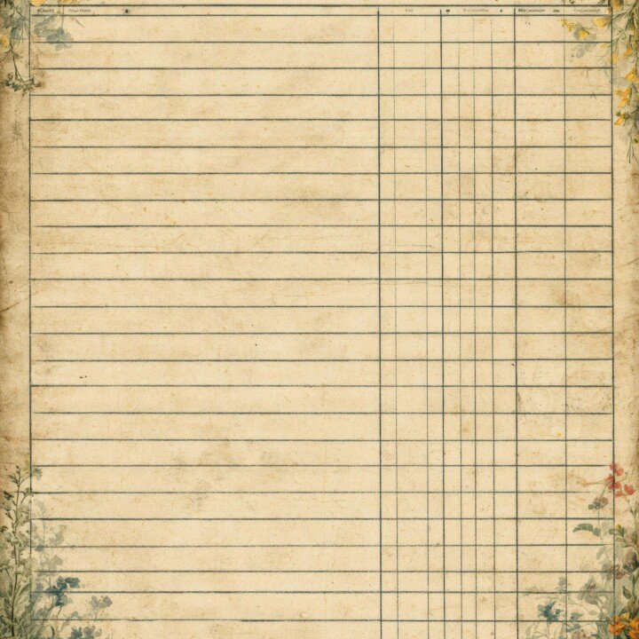 vintage preview 2 – Journal Pages