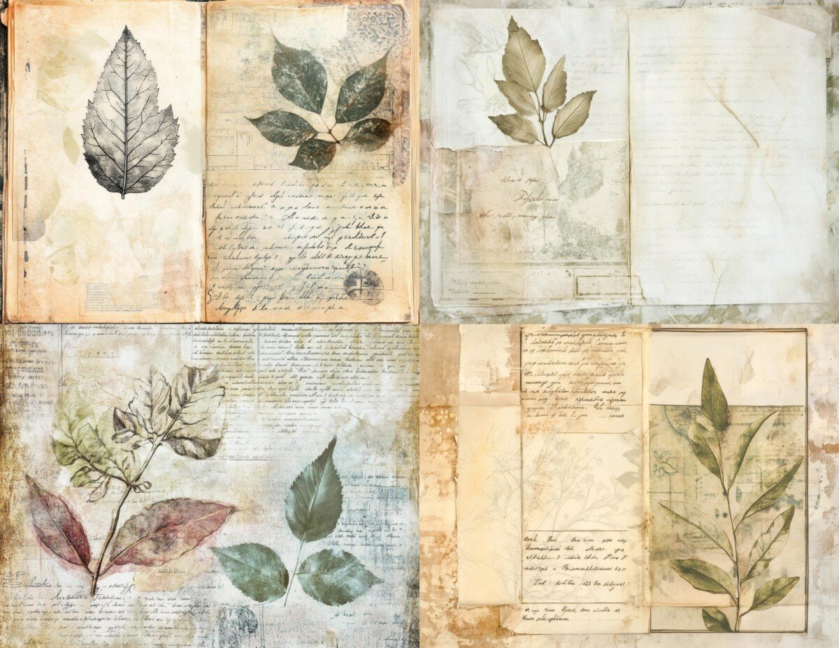 vintage preview 5 – Journal Pages
