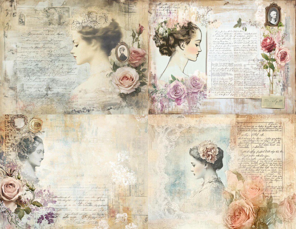 Victorian Lace Romance Papers - Image 8