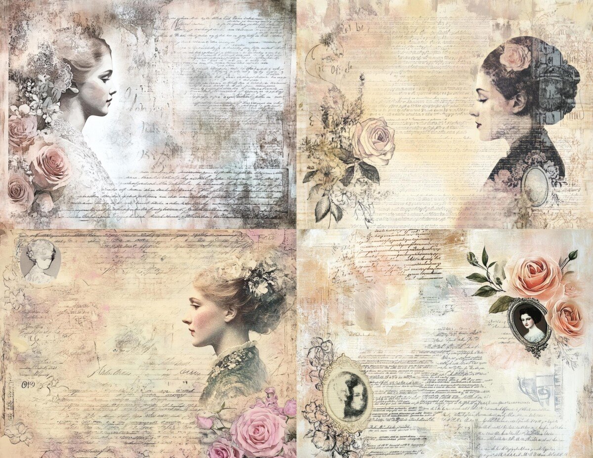 Victorian Lace Romance Papers - Image 7