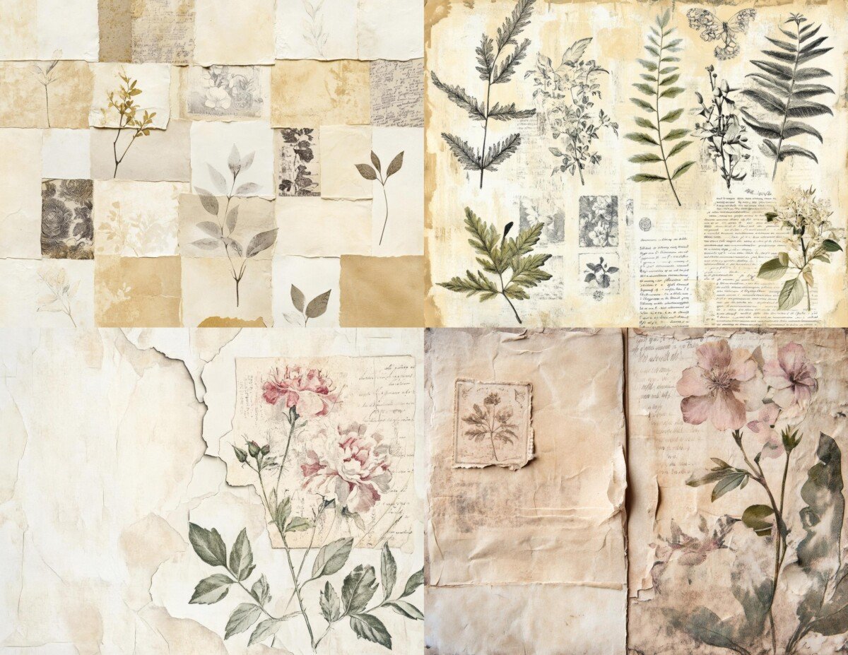 vintage preview 4 – Fussy Cuts
