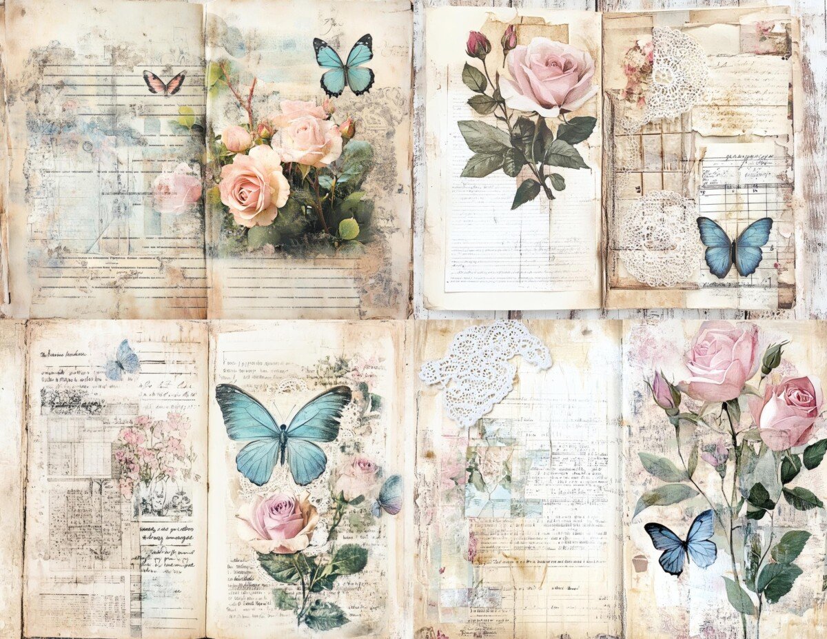 vintage preview 3 – Journal Pages