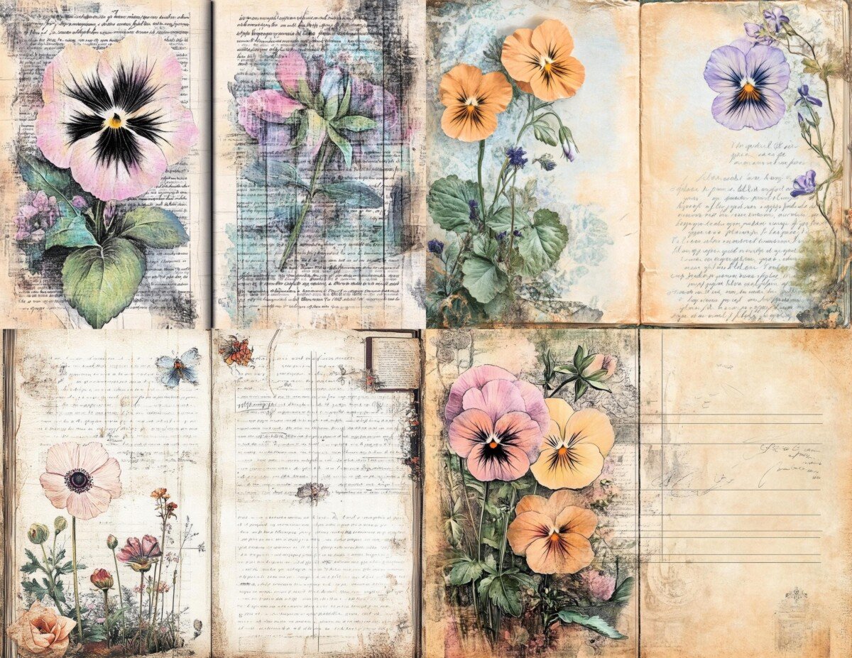 vintage preview 4 – Journal Pages