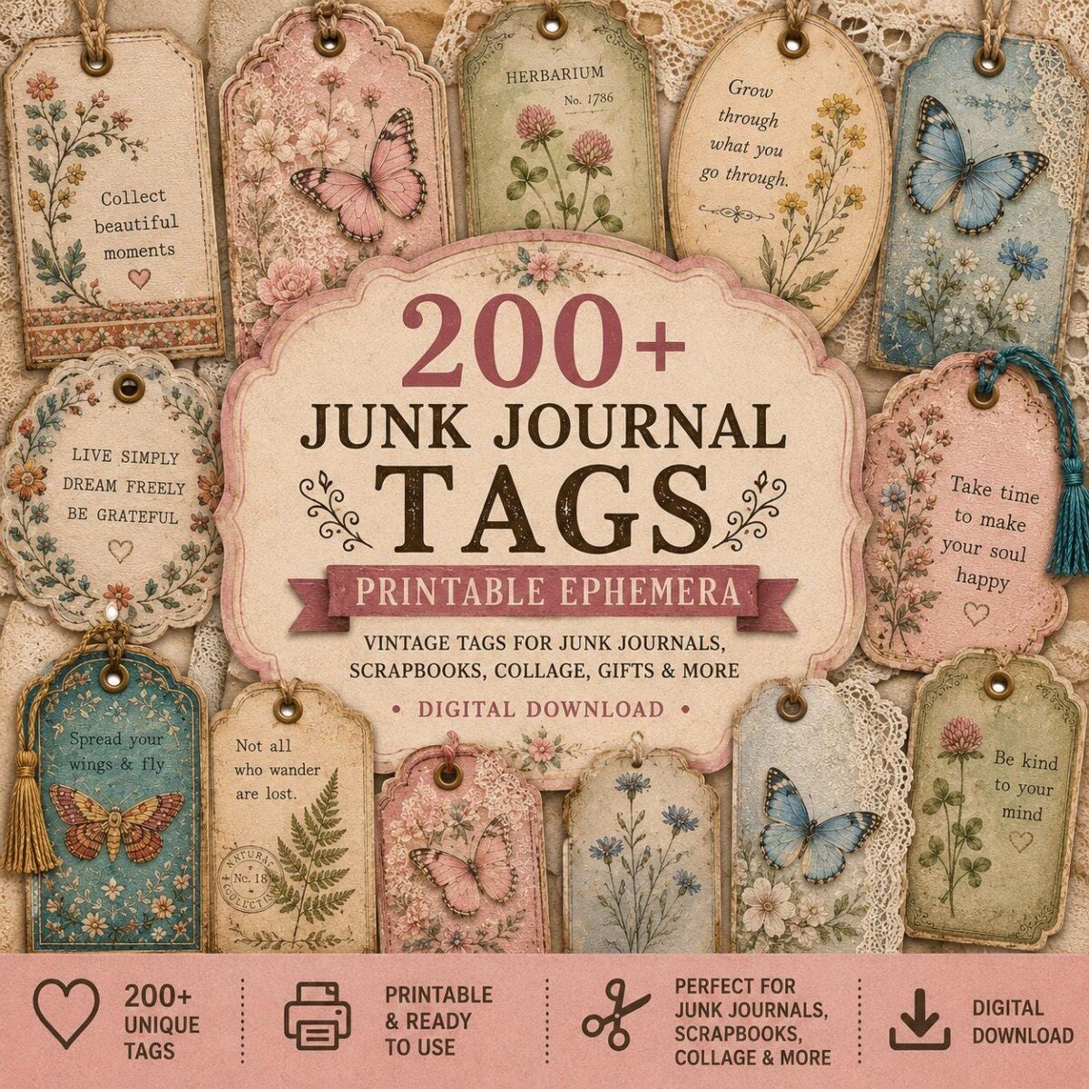 junk – 200+ 200+ Vintage Labels & Tags Ephemera