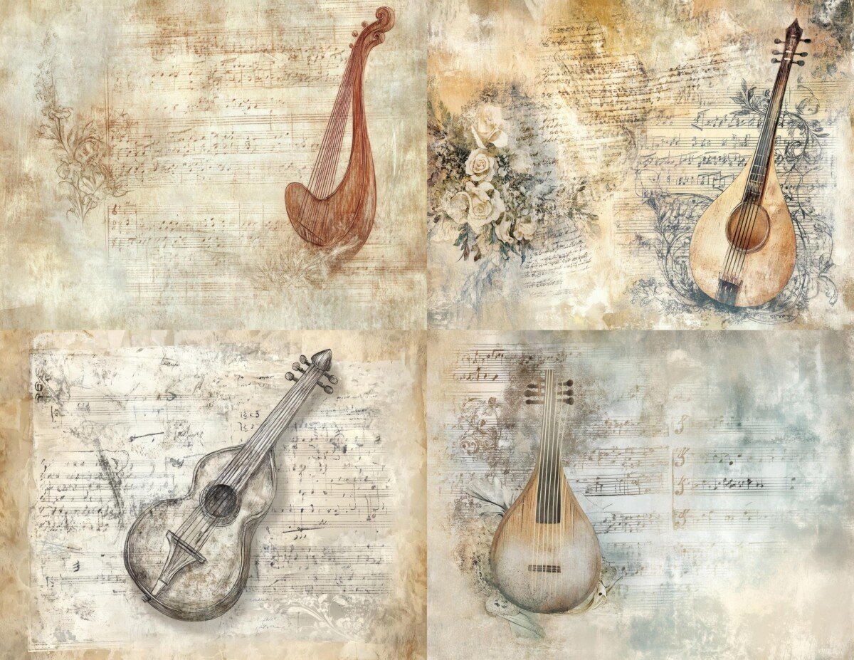 vintage preview 5 – Journal Pages