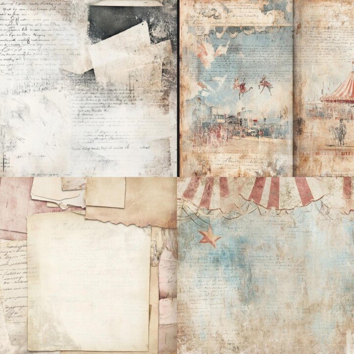 vintage preview 2 – Fussy Cuts