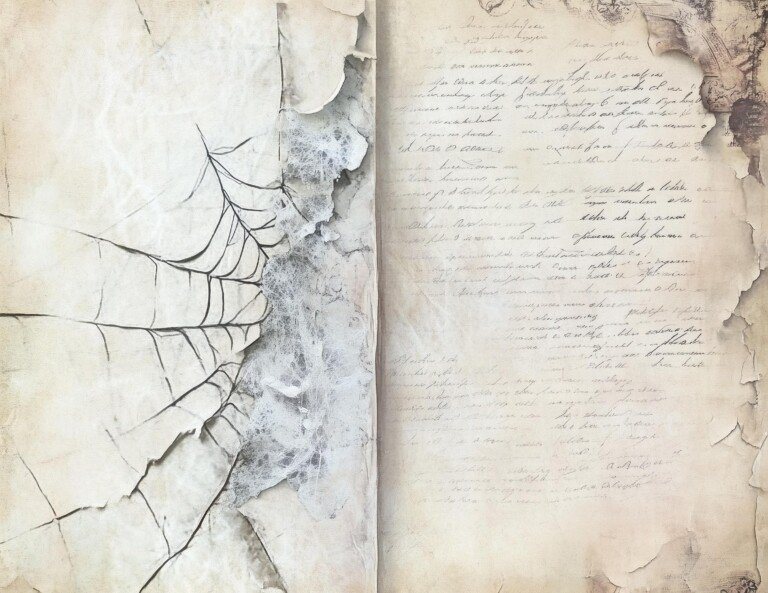 Vintage Halloween Journal Pages: individual artwork preview