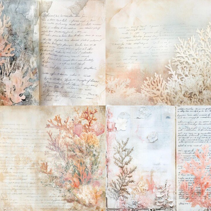 coral – Coral Reef Junk Journal Pages