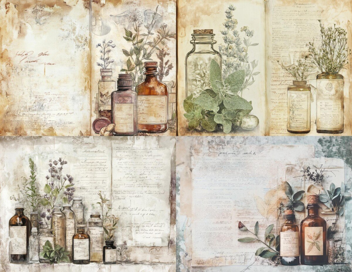 vintage preview 4 – Journal Pages