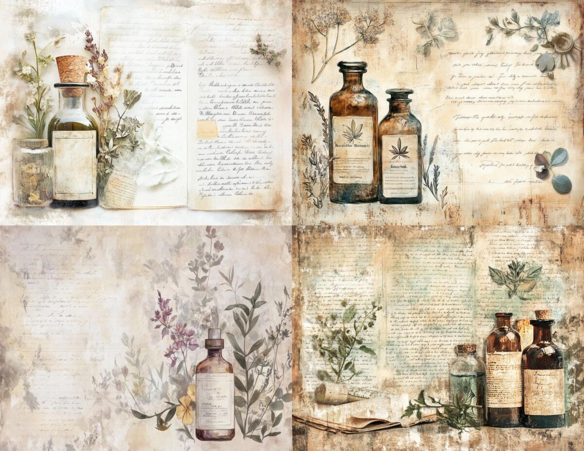 vintage preview 6 – Journal Pages