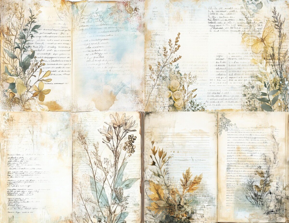 vintage preview 3 – Journal Pages