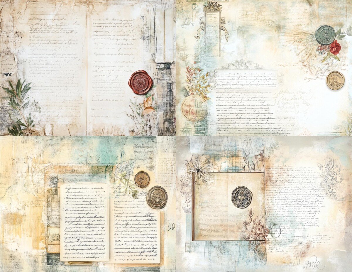 vintage preview 3 – Journal Pages