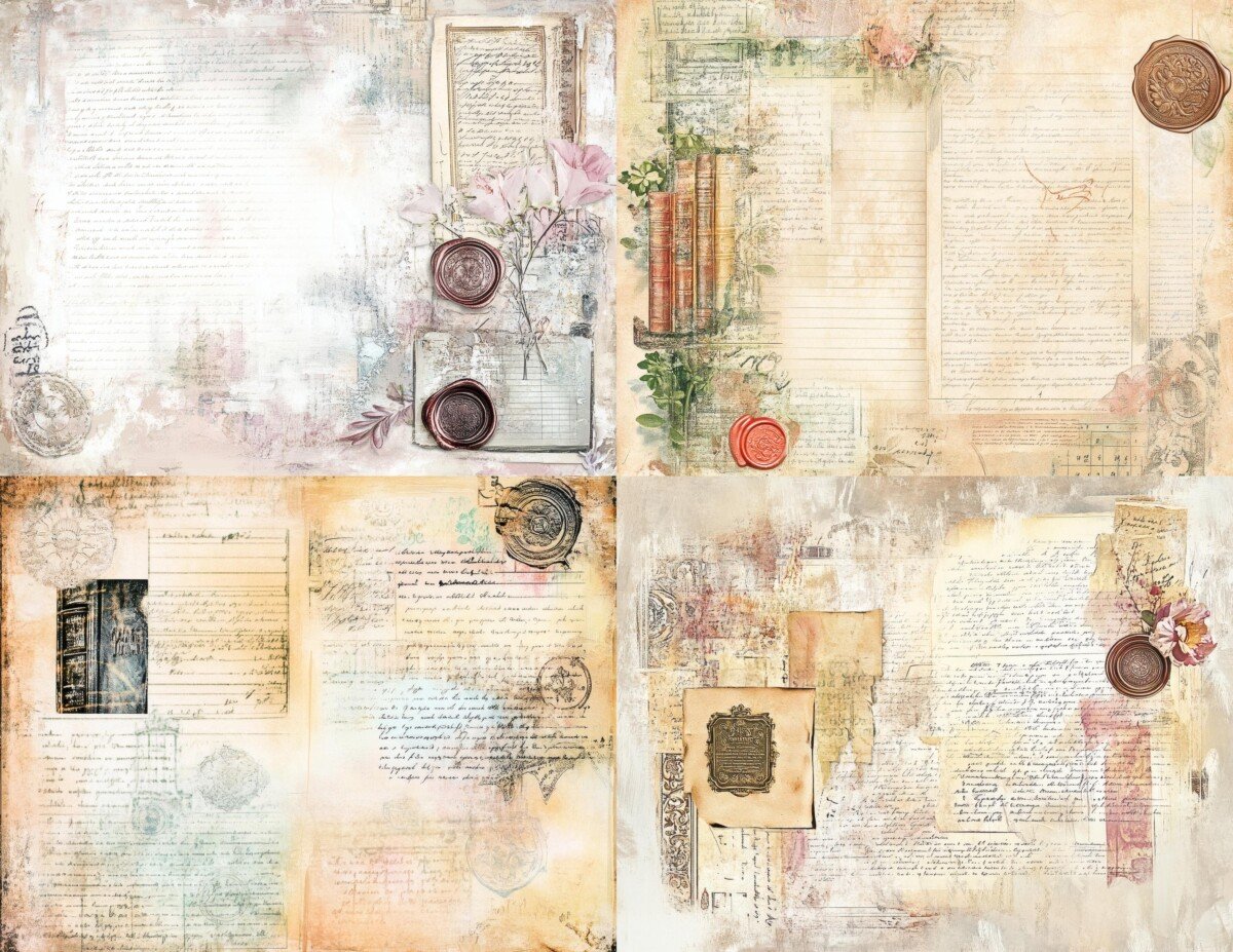 vintage preview 4 – Journal Pages