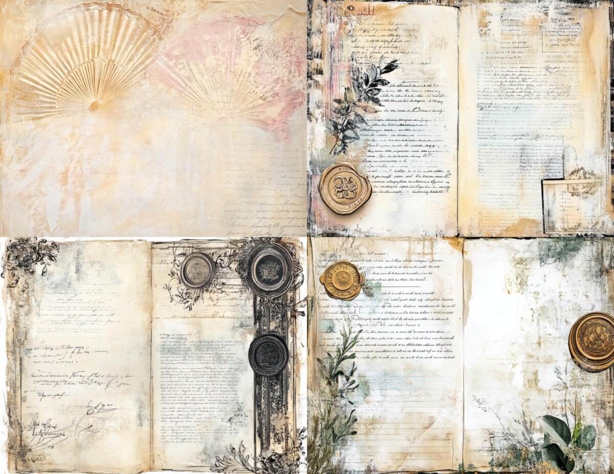 vintage preview 5 – Journal Pages