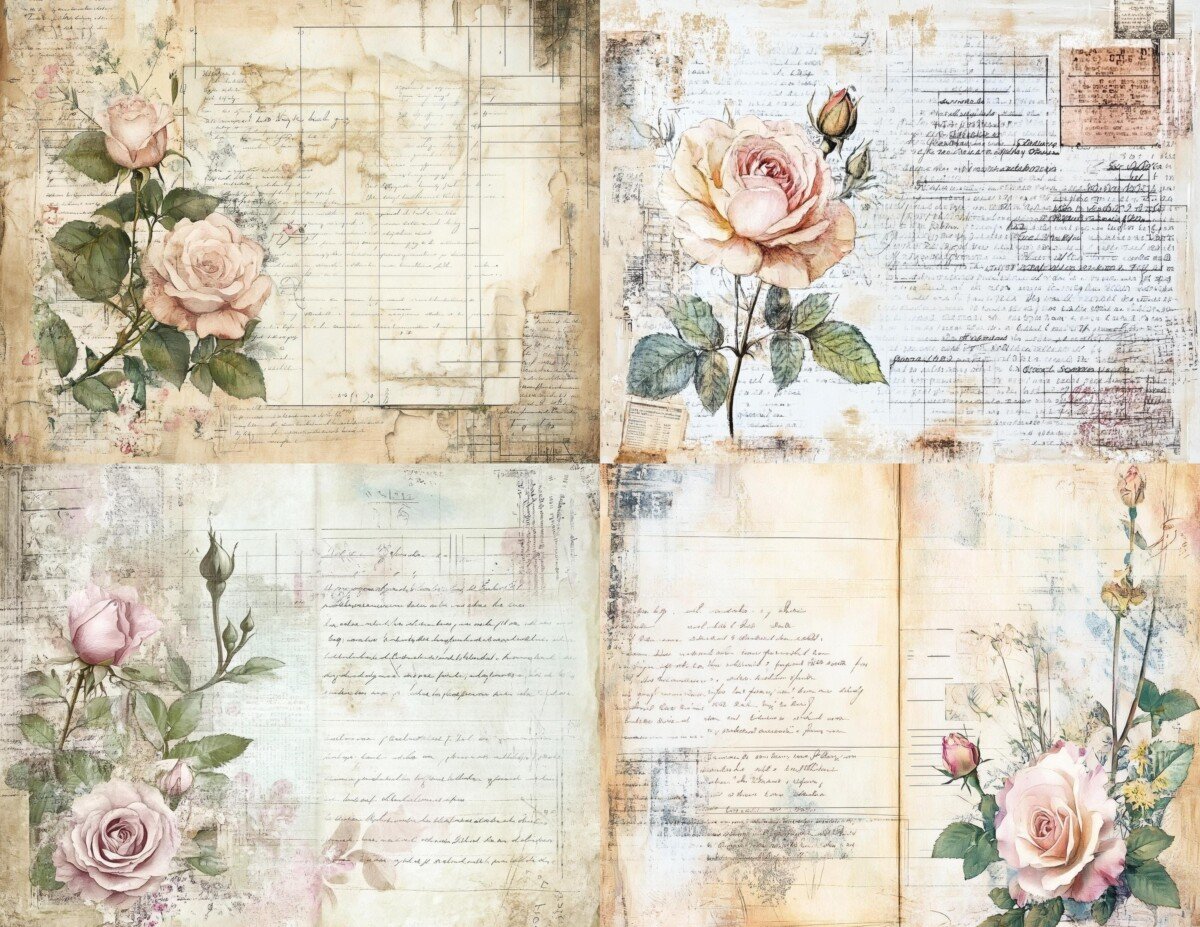 vintage preview 3 – Journal Pages