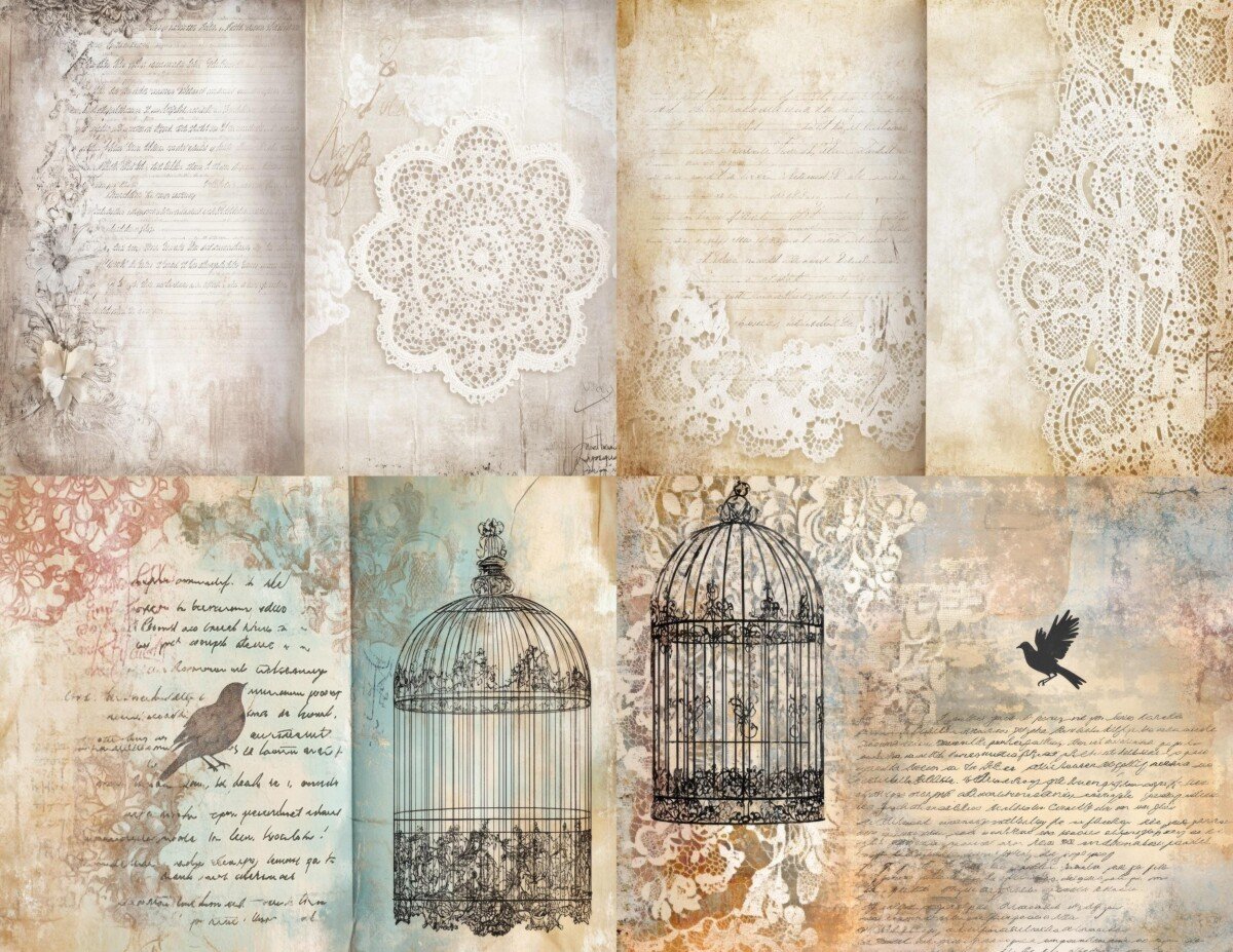 vintage preview 2 – Journal Pages