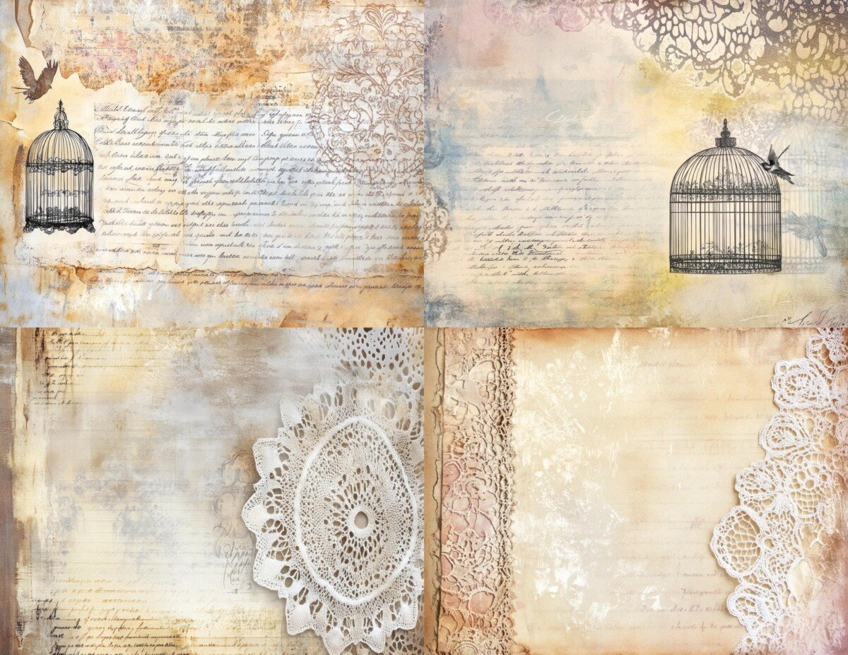 vintage preview 9 – Journal Pages